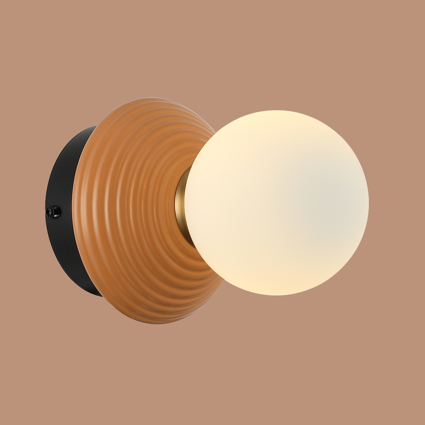 The "Ripple" Globe Wall Light