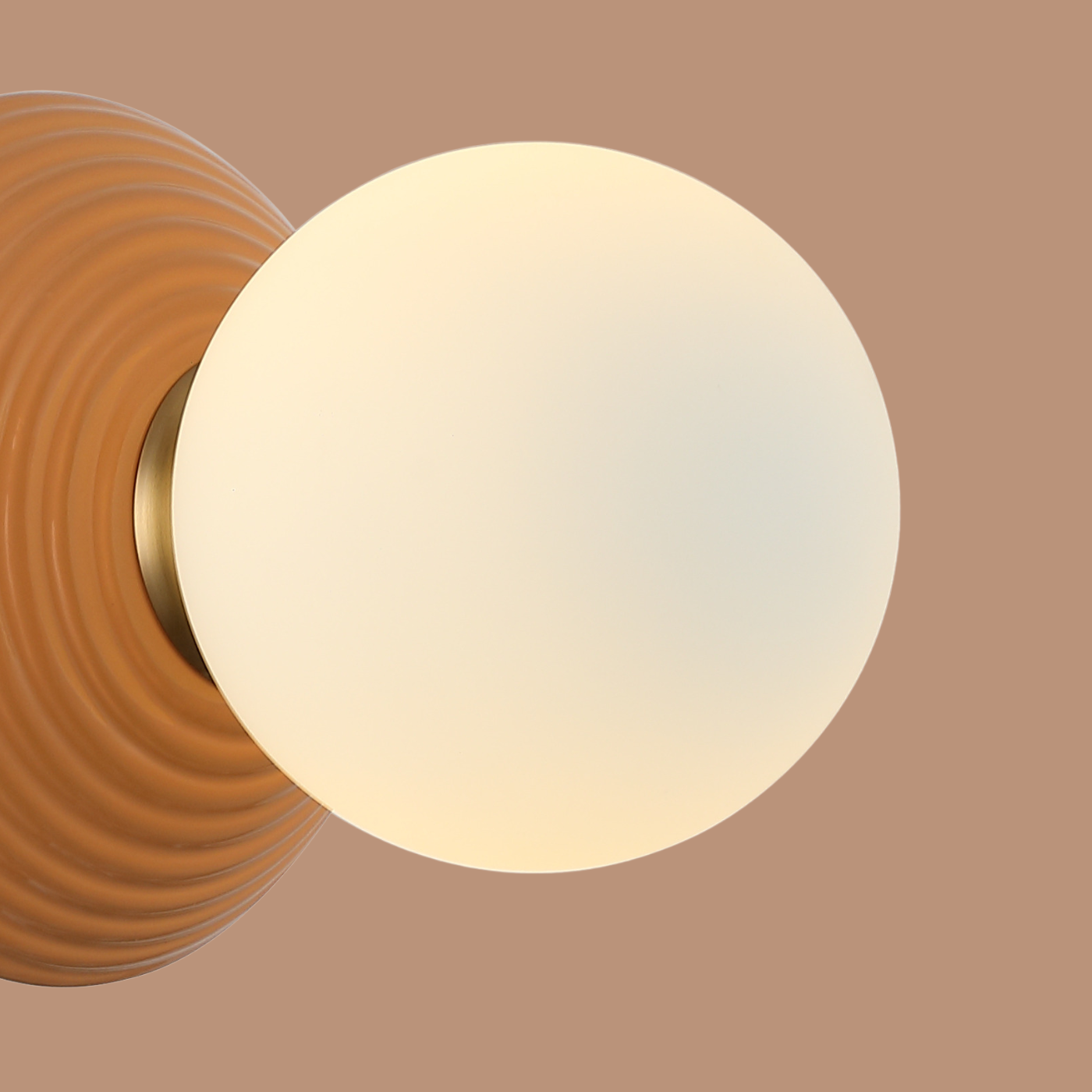 The "Ripple" Globe Wall Light