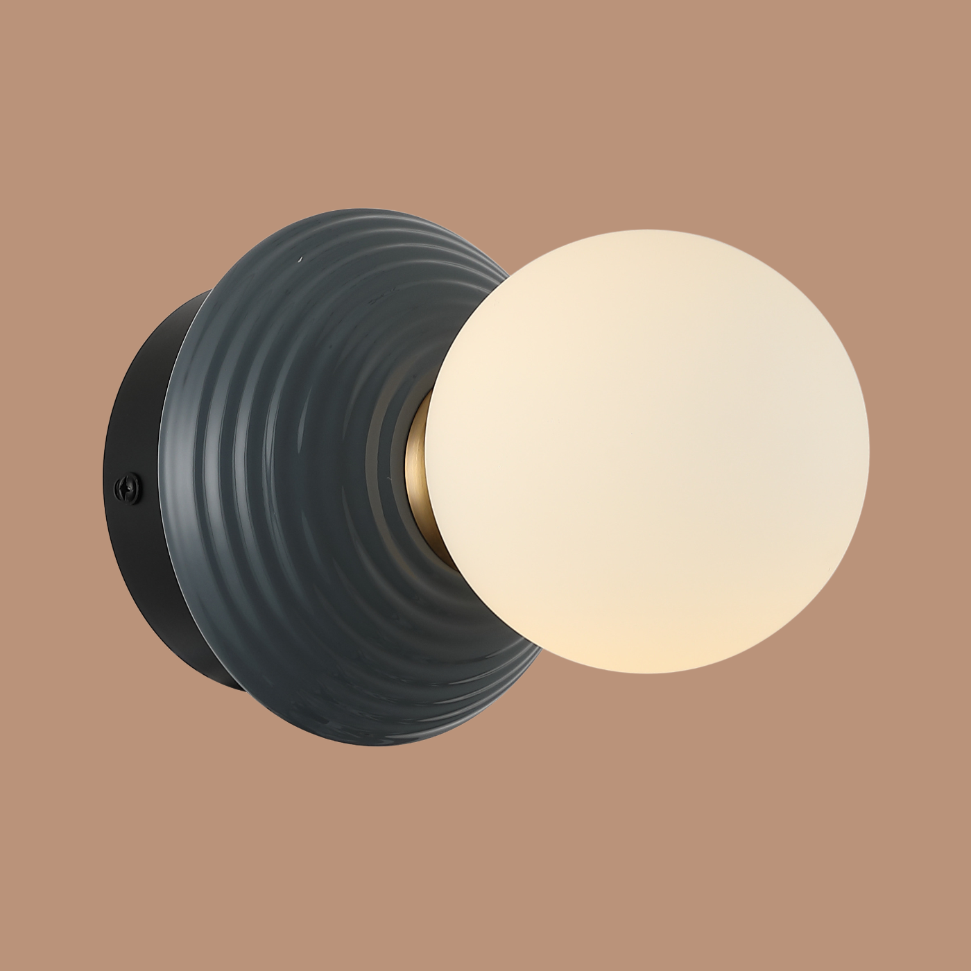 The "Ripple" Globe Wall Light