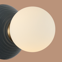 The "Ripple" Globe Wall Light