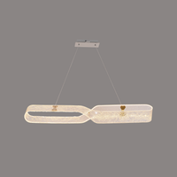 Frost Infinity Loop Linear Pendant
