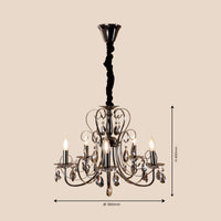 Noir Crystal Chandelier
