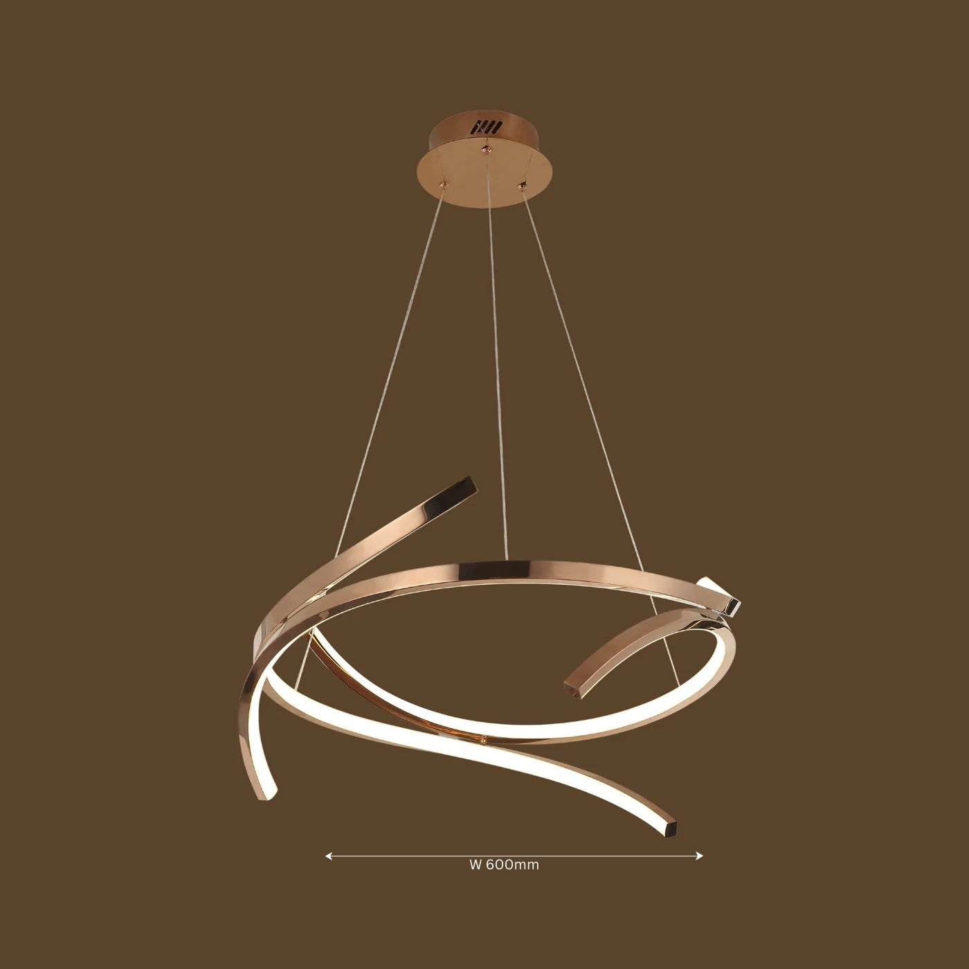 Nova Swirl Hanging Light - Teenbatti