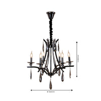 Obsidian Drizzle Chandelier - Teenbatti