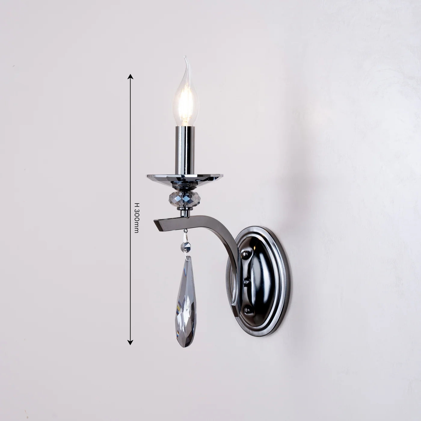 Obsidian Drizzle Wall Light - Teenbatti