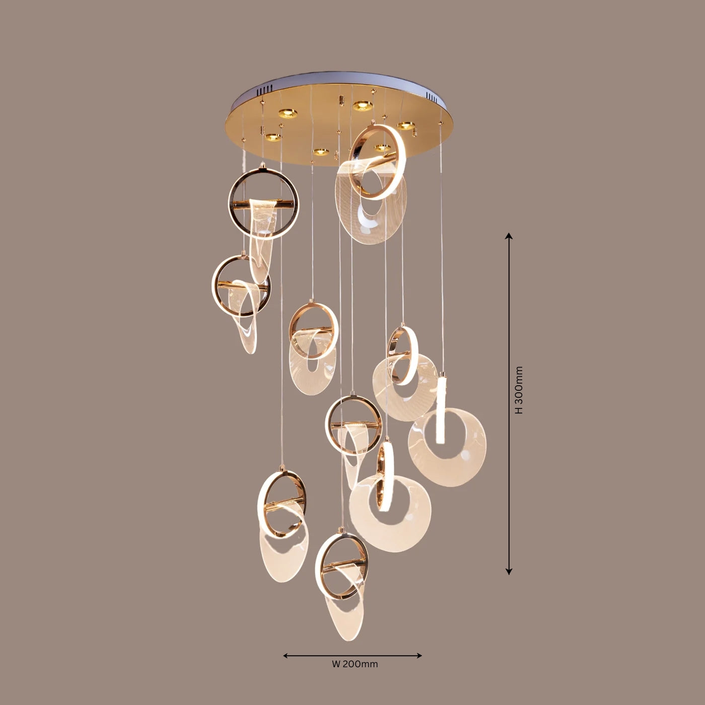 Orbit Hanging Light - Teenbatti