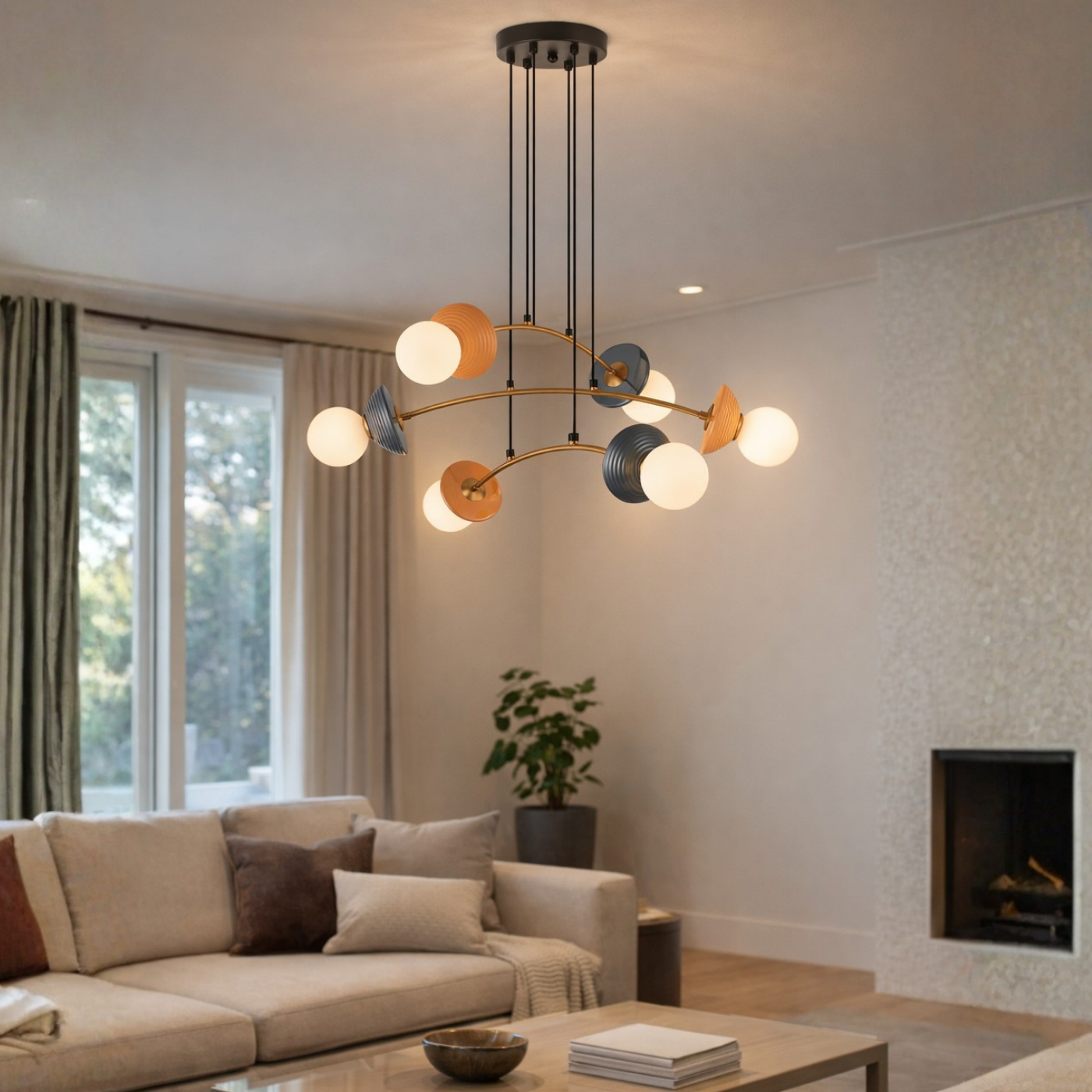 The Orbit Arches Pendant
