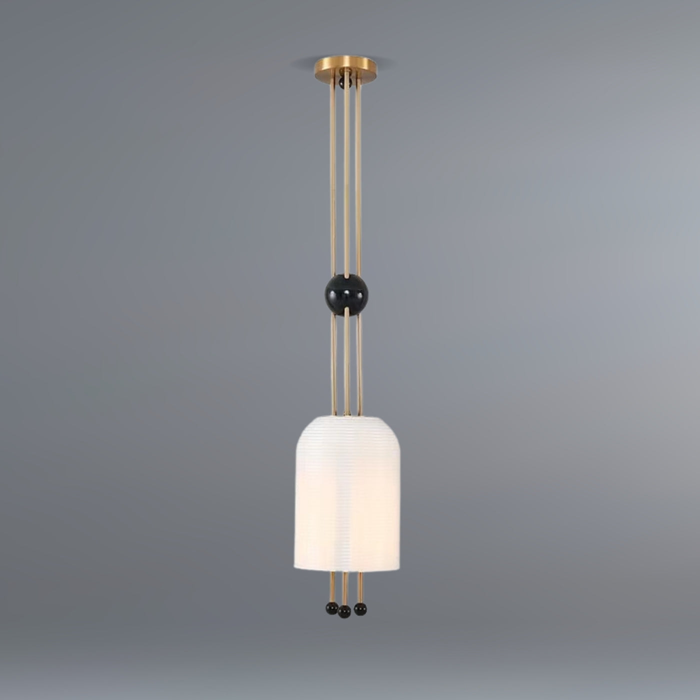 Zenith Ribbed Pendant