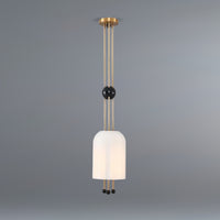 Zenith Ribbed Pendant