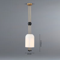 Zenith Ribbed Pendant