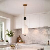 Zenith Ribbed Pendant