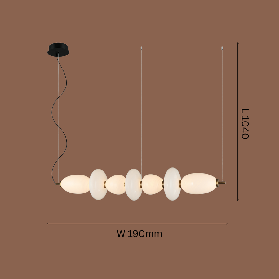 Lumina Ovoid Linear Pendant