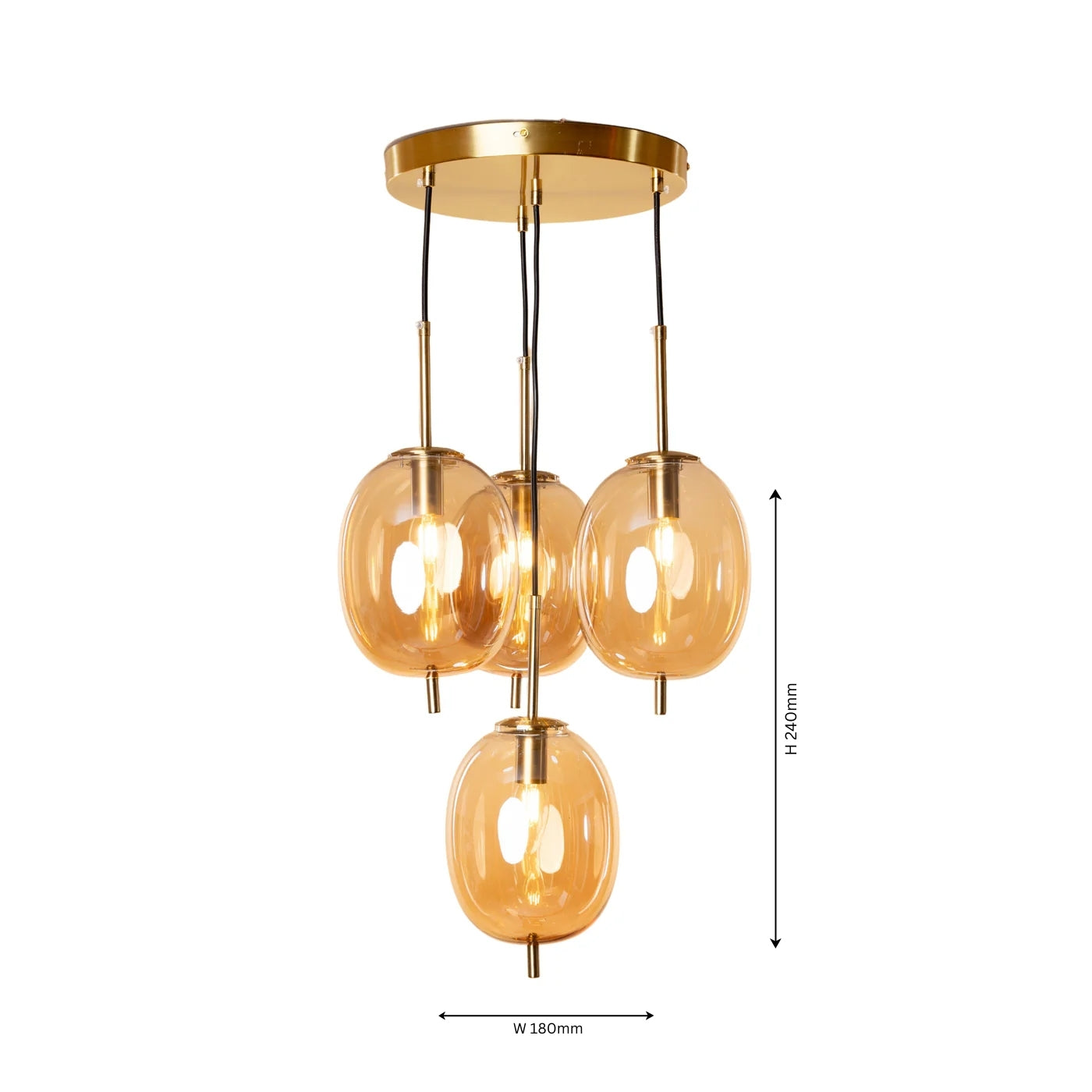 Quadra Hanging Light - Teenbatti