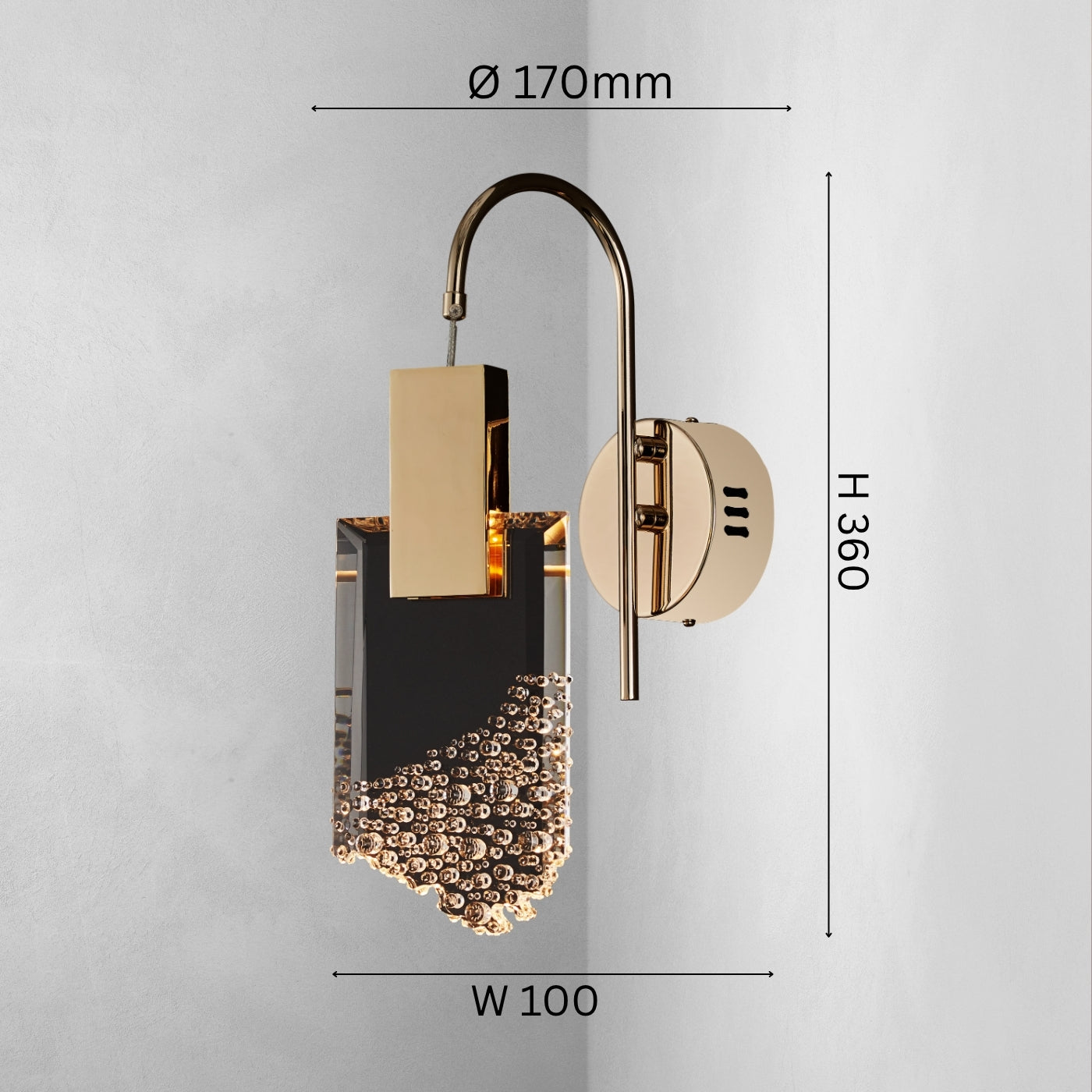 The Glacier Shard Wall Light