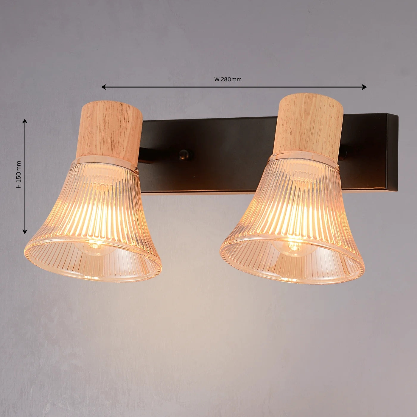 Ridgewood Double Wall Light - Teenbatti
