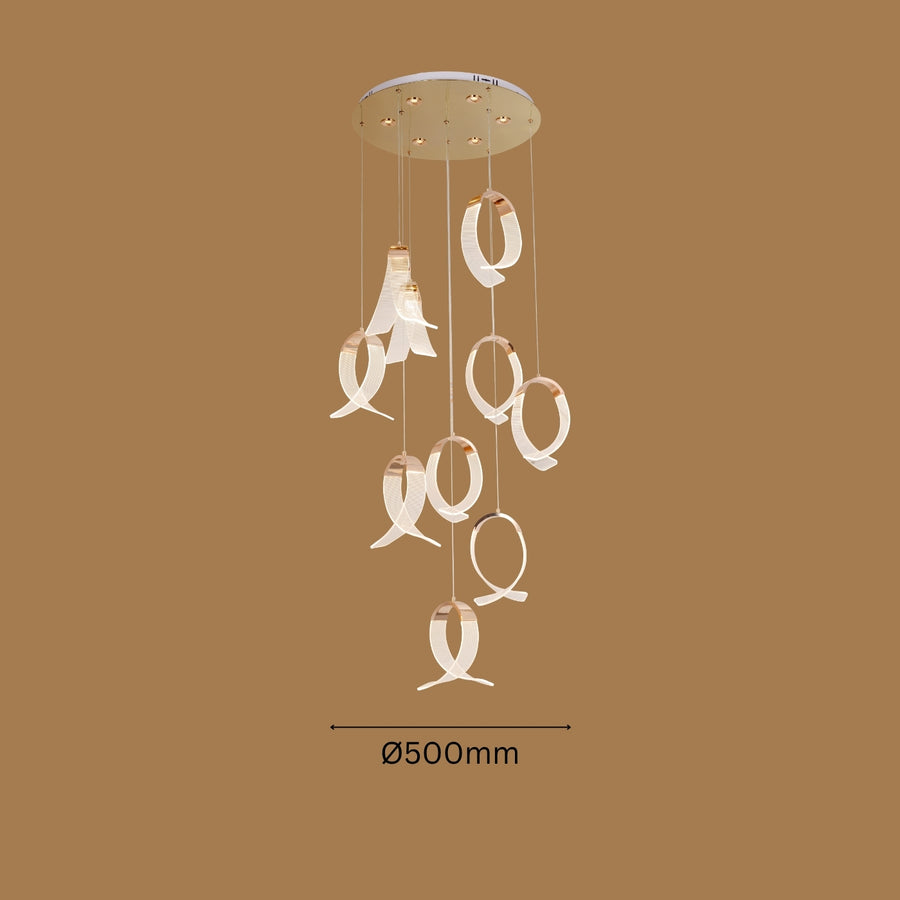 The Infinity Swirl Multi Pendant Light