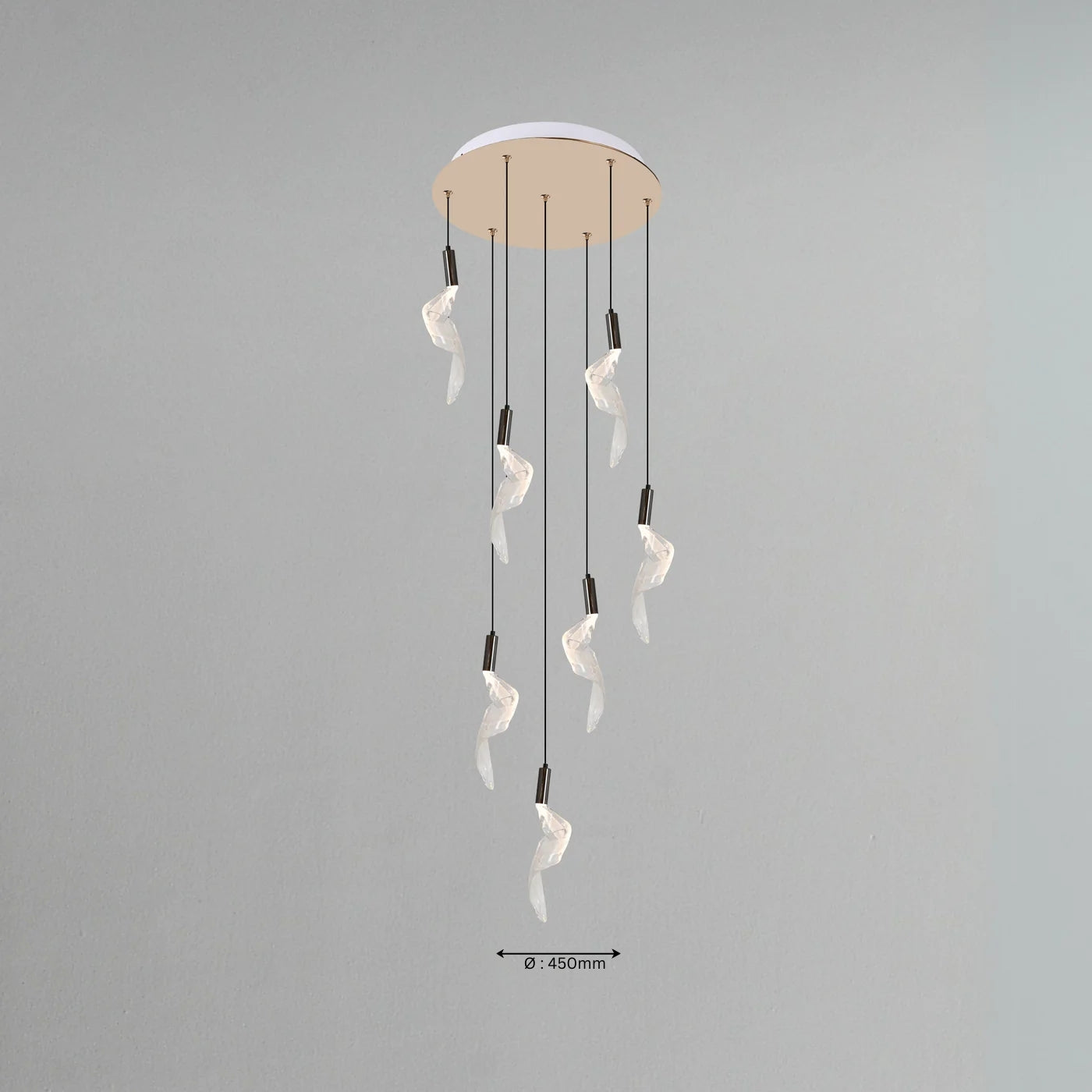 Round & Around Hanging Light - Teenbatti
