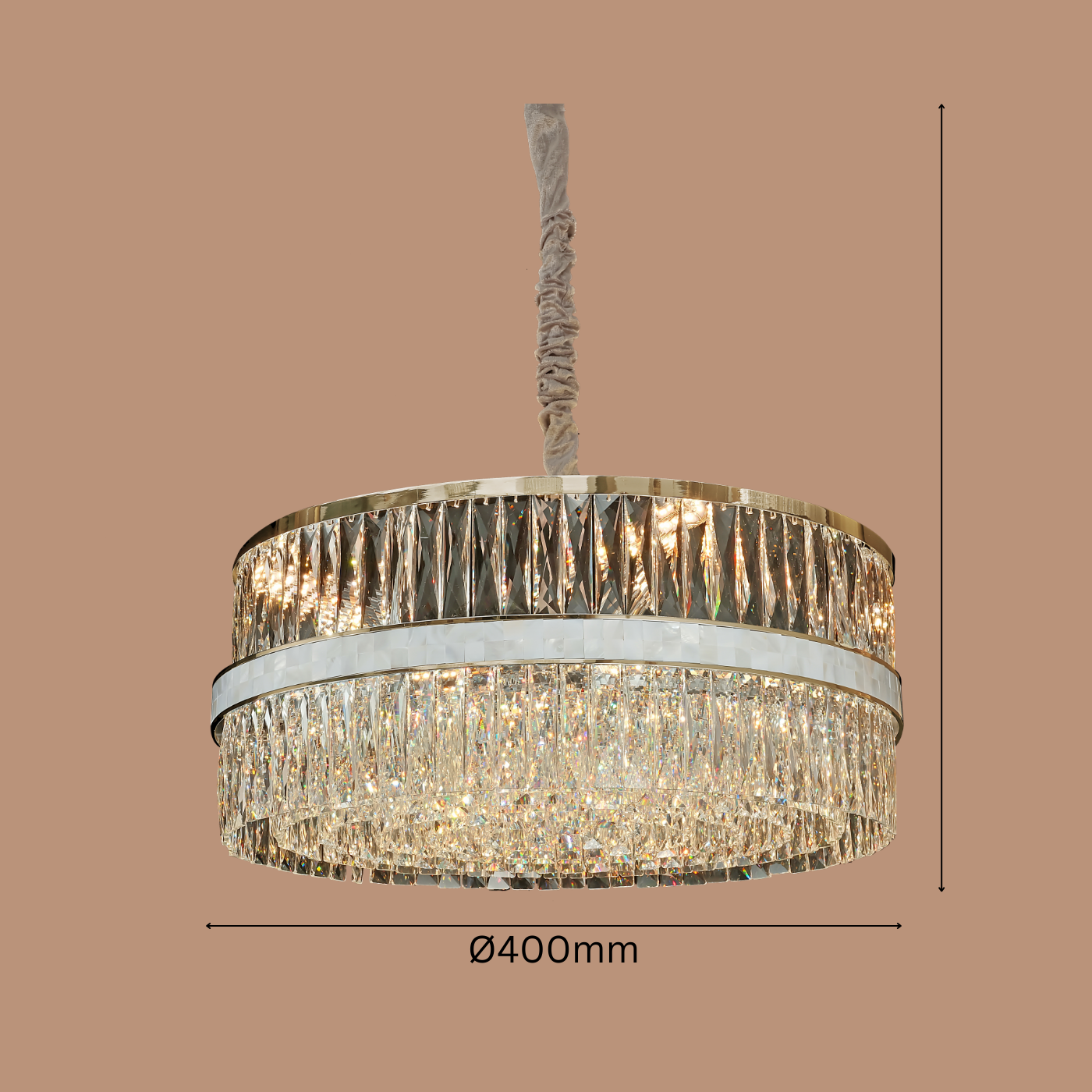 The Celestial Drum Chandelier