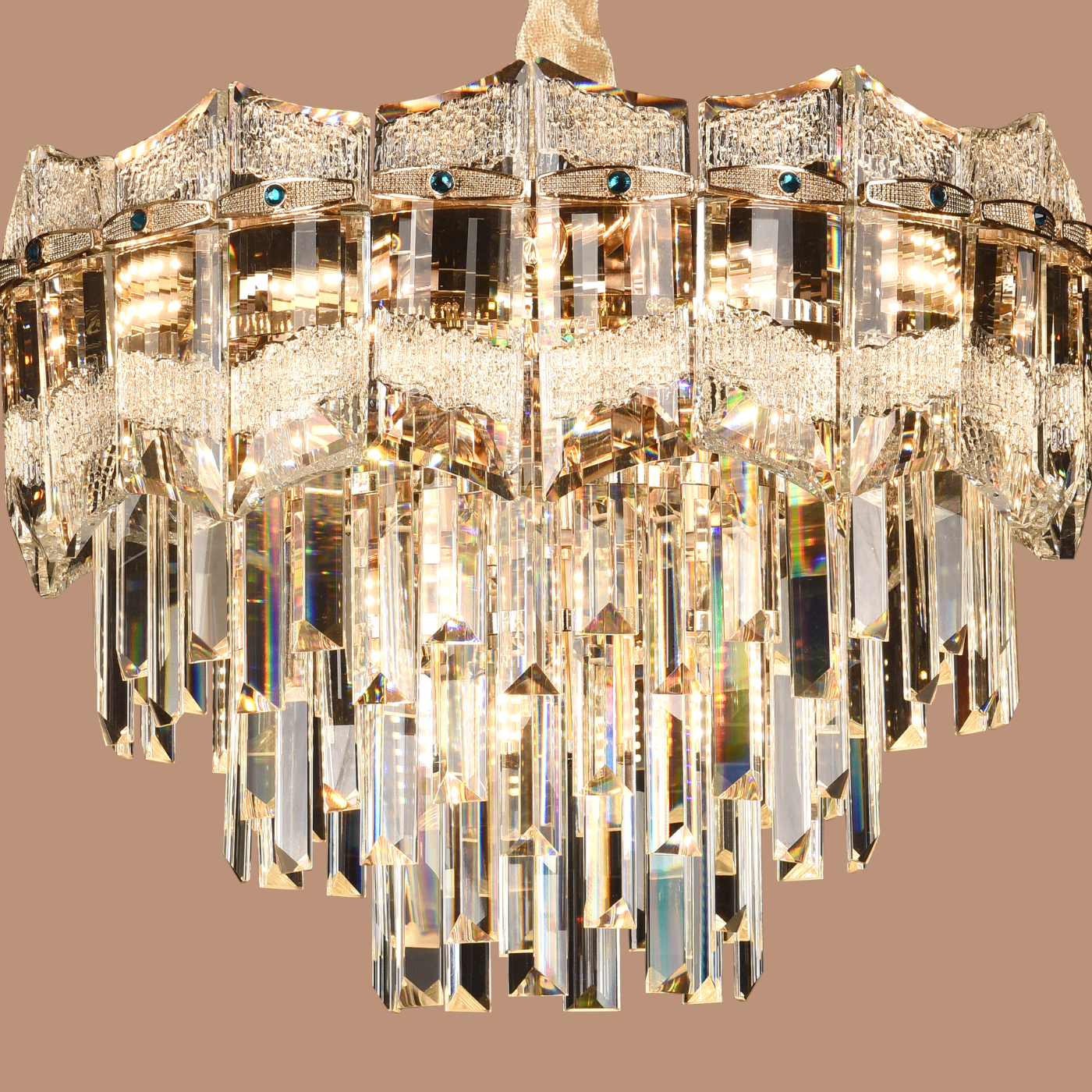 The Sovereign Cascade Chandelier