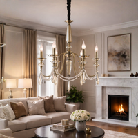 The Heirloom Grace Chandelier (Smoke Edition)