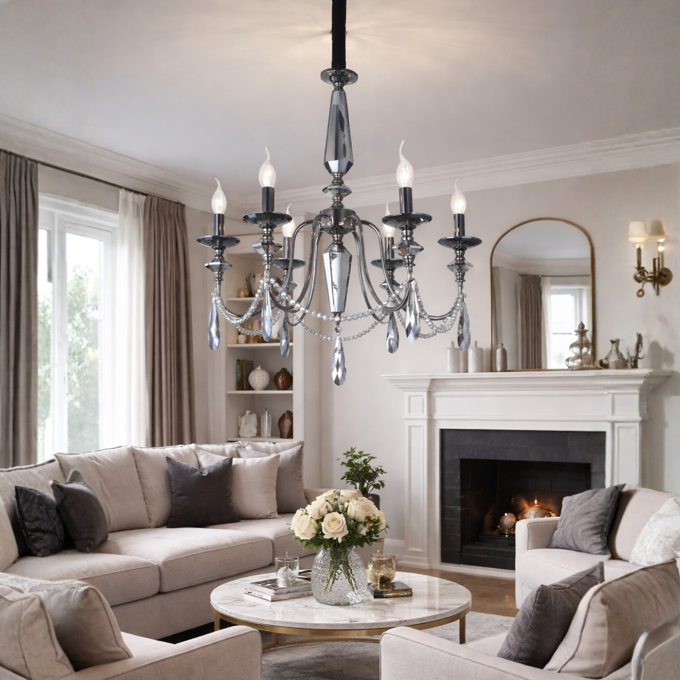 The Heirloom Grace Chandelier (Amber Edition)