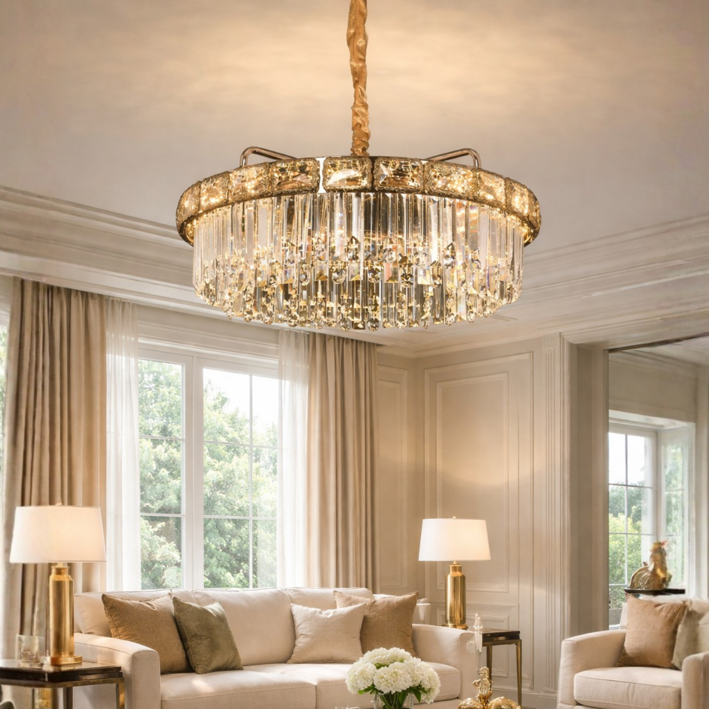 The Horizon Glimmer Chandelier