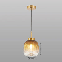 Serene Stripes Hanging Light - Teenbatti