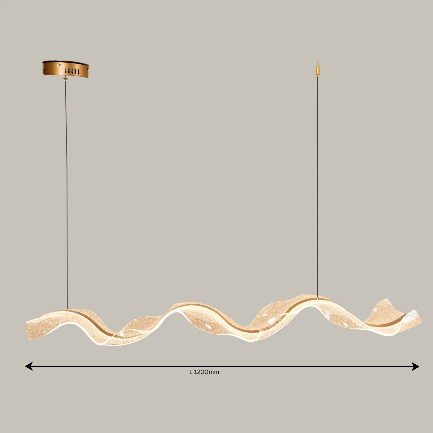 Serene Wave Linear Light