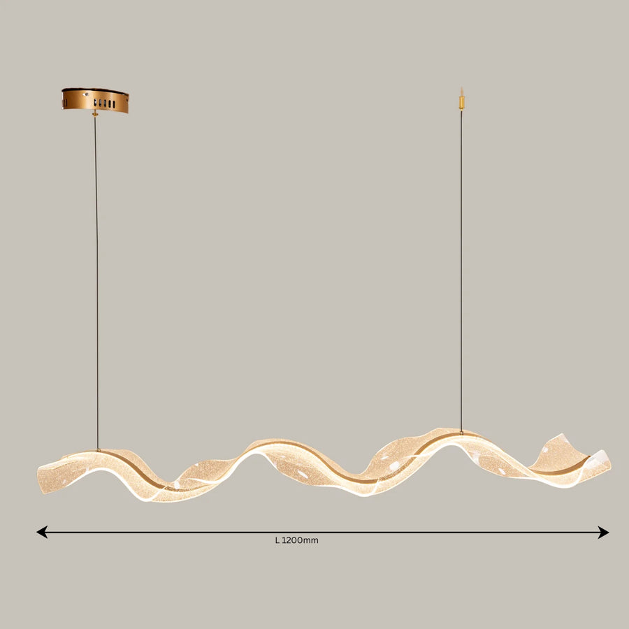 Serene Wave Linear Light