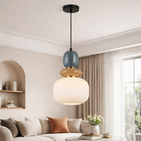 The "Loom" Ribbed Glass Pendant Light