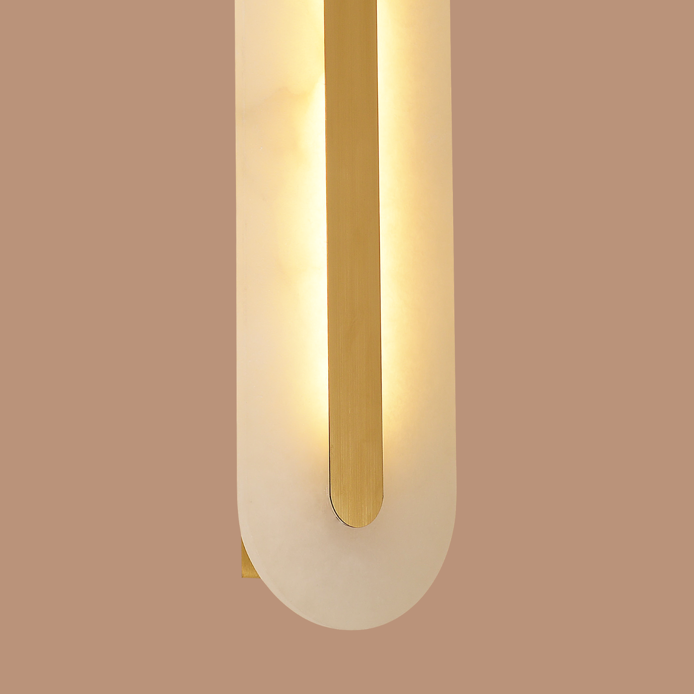 Slim Arch Alabaster Wall Light