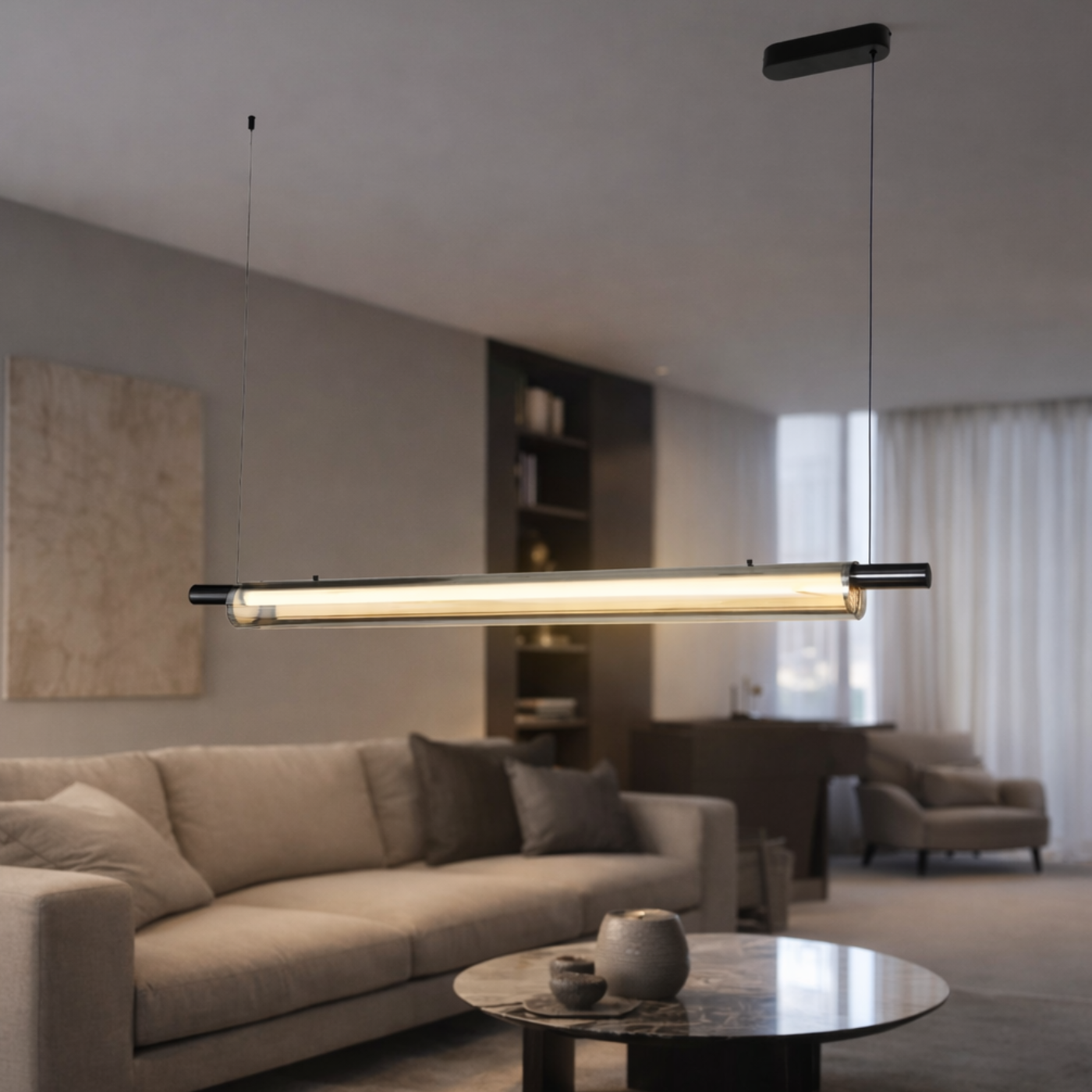 The Cylindrus Bar Linear Pendant