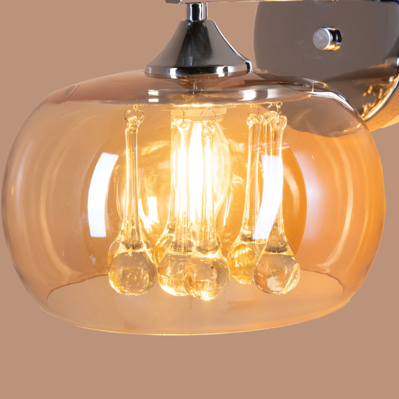 Golden Rain Wall Light