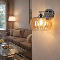 Golden Rain Wall Light