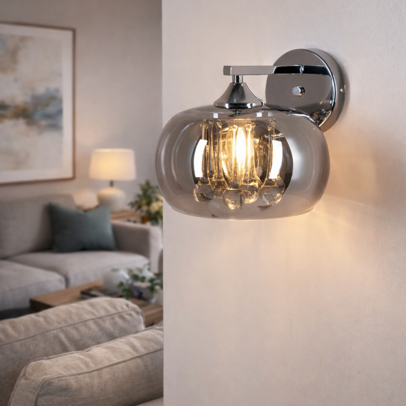 Golden Rain Wall Light