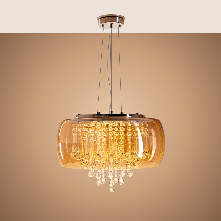 Golden Rain Chandelier