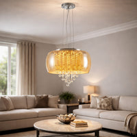 Golden Rain Chandelier