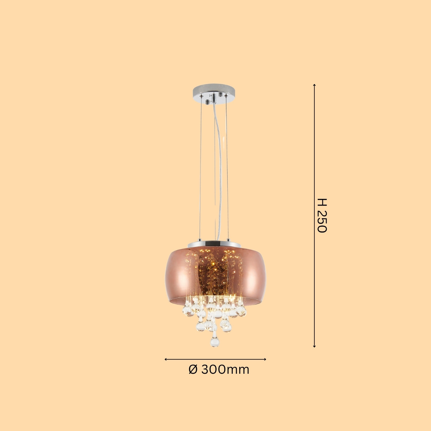 Roseglow Chandelier