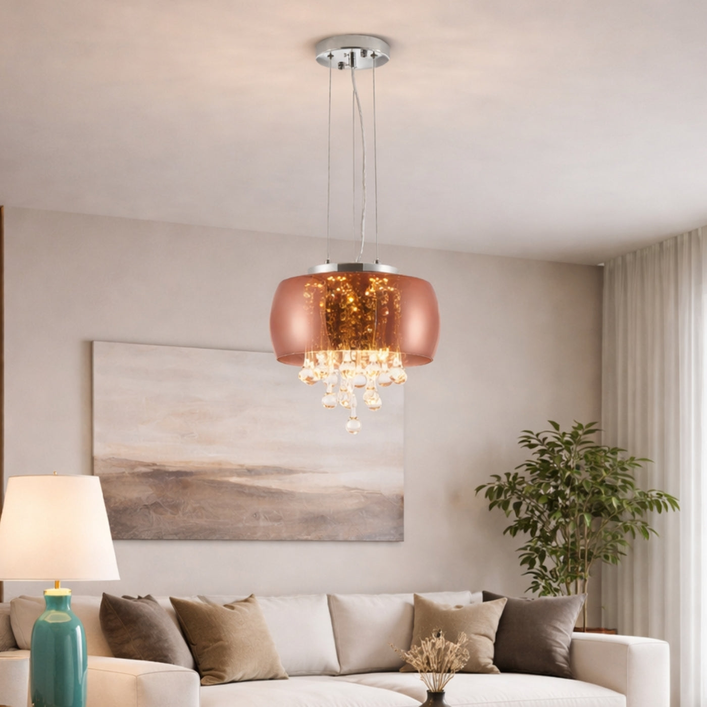 Roseglow Chandelier