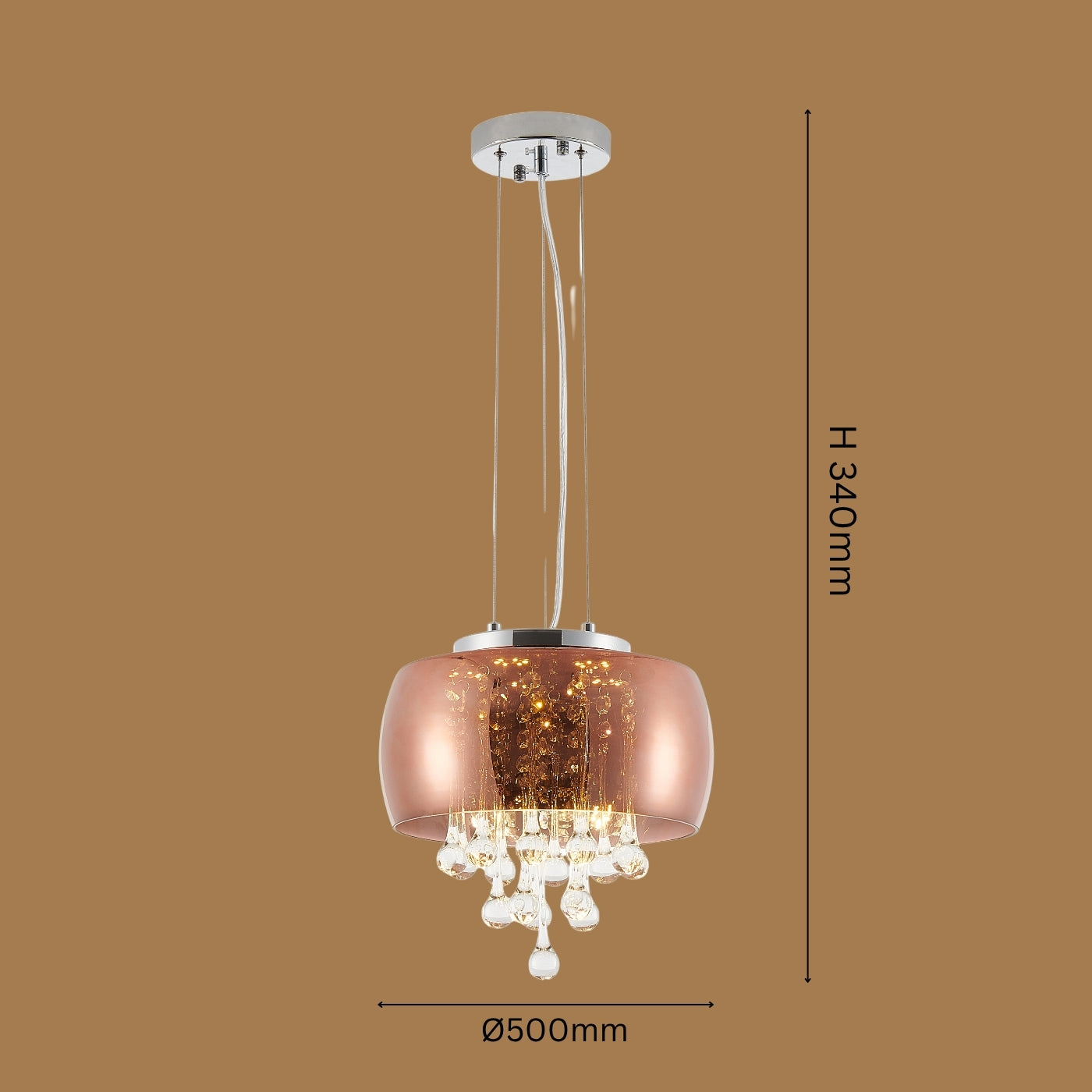 Roseglow Chandelier