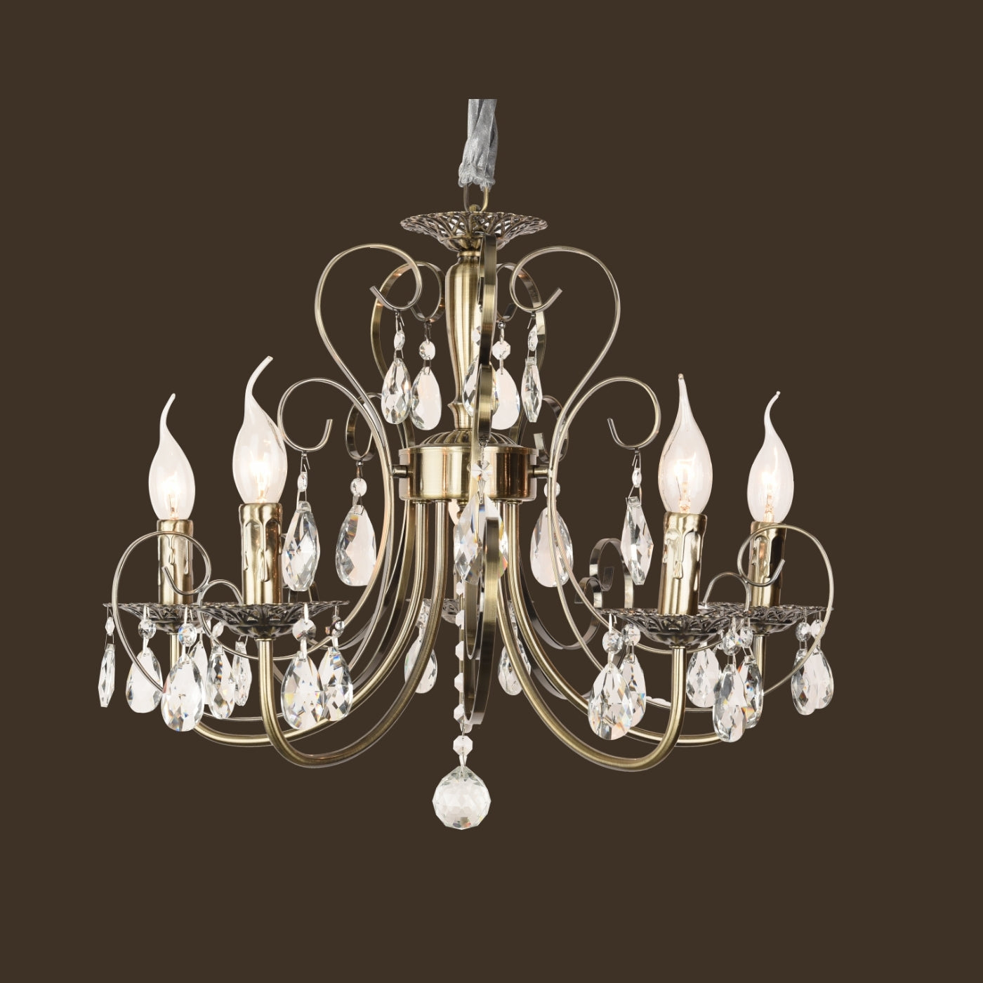 Noir Crystal Chandelier