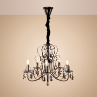 Noir Crystal Chandelier