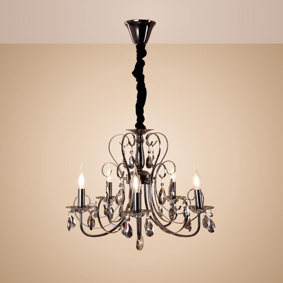 Noir Crystal Chandelier