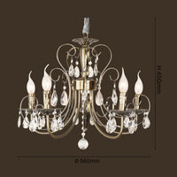 Noir Crystal Chandelier