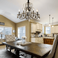 Noir Crystal Chandelier