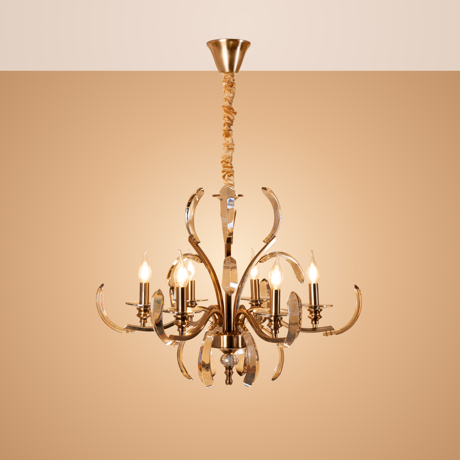 Crystal Arc Chandelier