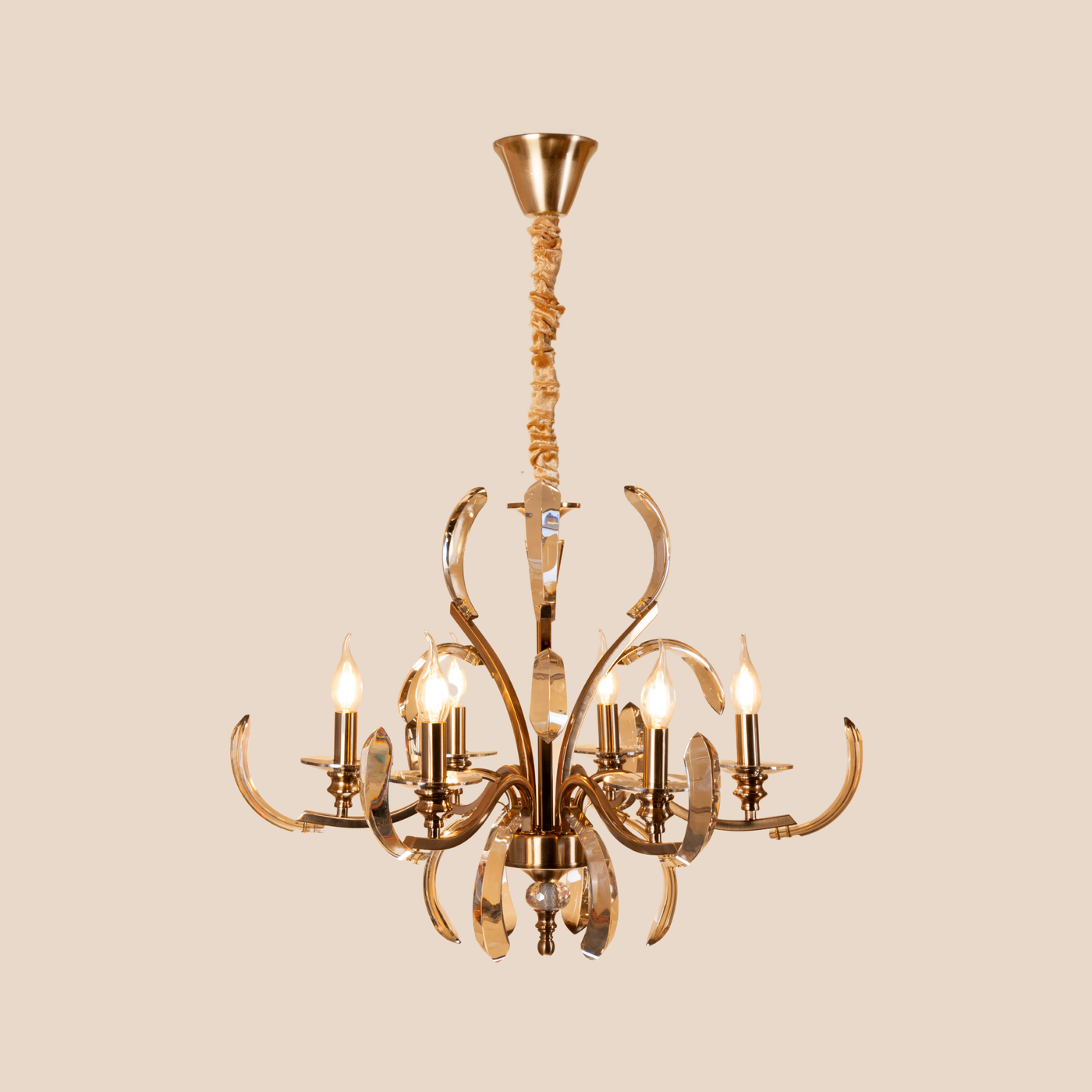 Crystal Arc Chandelier