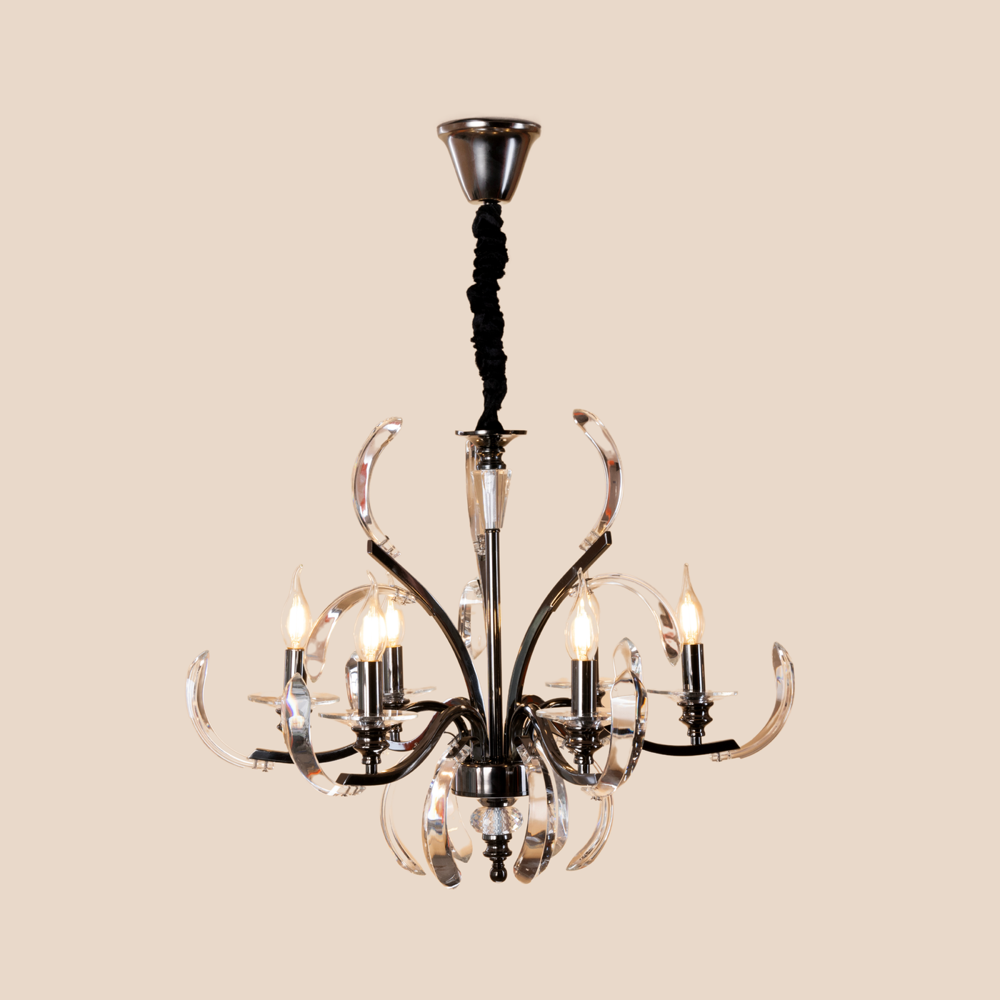 Crystal Arc Chandelier