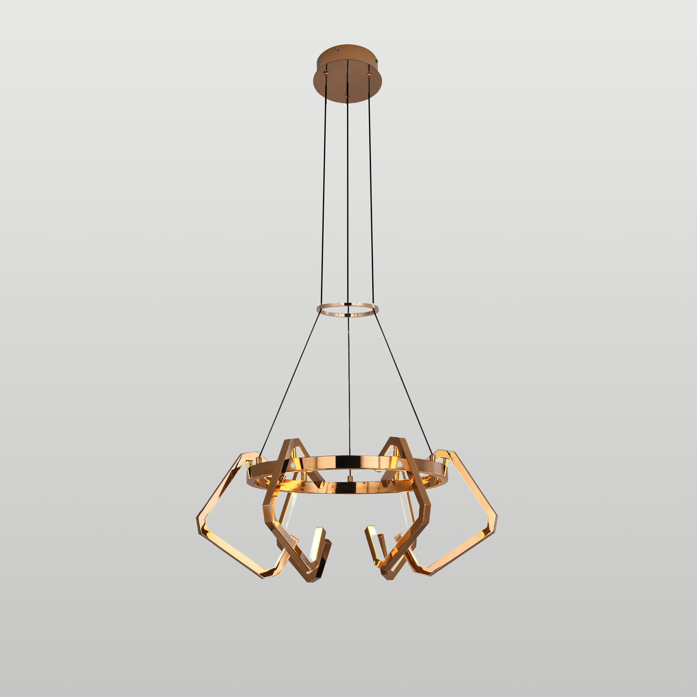 Geometric Harmony Chandelier