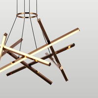 Copper Cross Chandelier